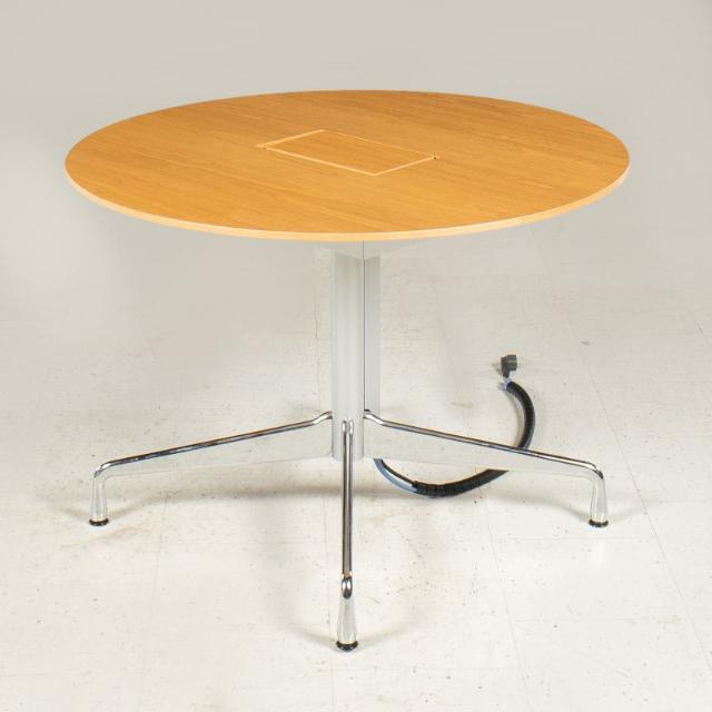 Vitra - Segmented Table - Konferencebord - Rektangulær - Eg - 100 - Krom