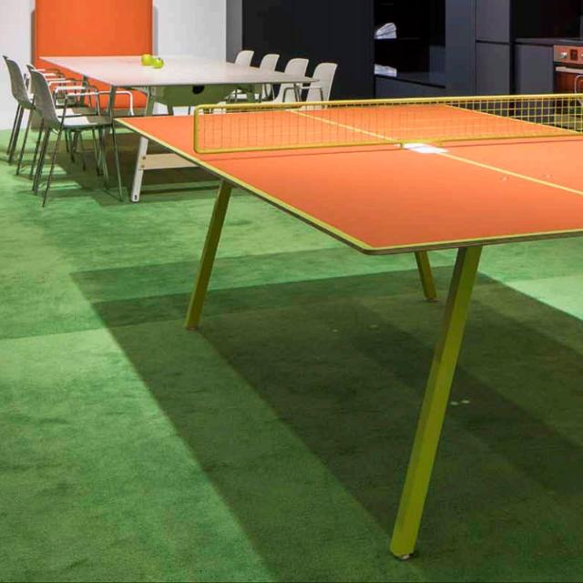 Links - Ping Pong - Konferencebord - Rektangulær - Orange - Linoleum - 280 - 140