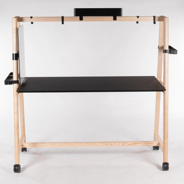 Narbutas - Nova Wood - Multipurpose højbord - Rektangulær - Sort - Nano laminat (Fenix) - 180 - 90