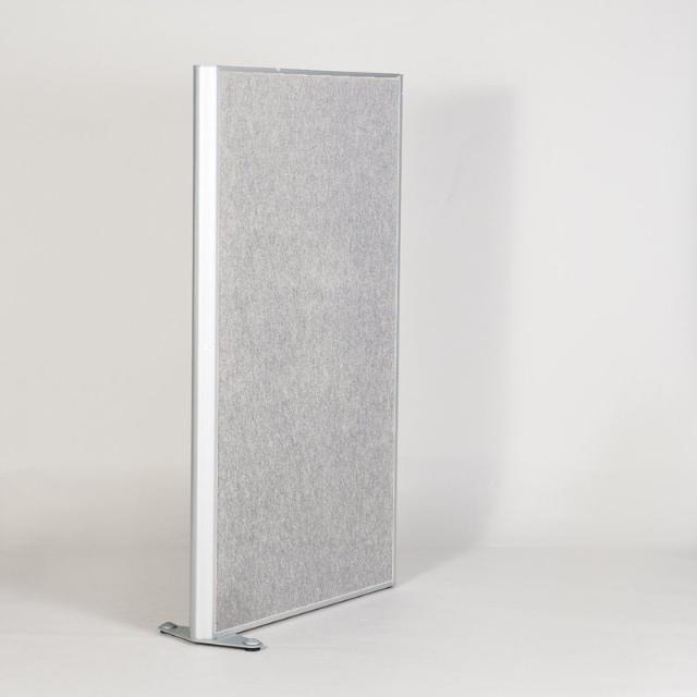 Efg skillevæg - grå filt - 120x95 cm