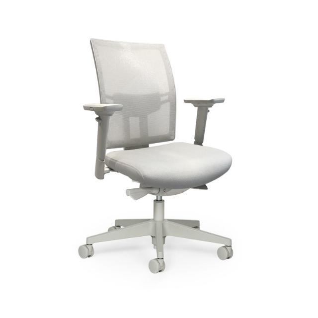 Boring - Kontorstol - Lys grå - Mesh ryg - Chairsupply