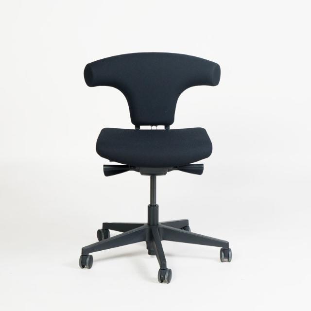 Chairsupply - Rind - Kontorstol - Uden armlæn - Sort - Oasis - Standard (140 mm) gaspatron - Sort